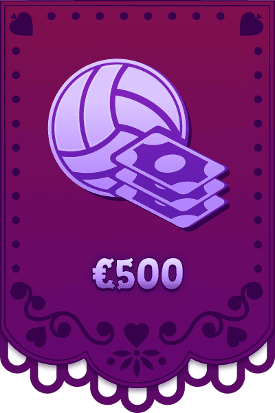 Postaw zakład sportowy 500 €