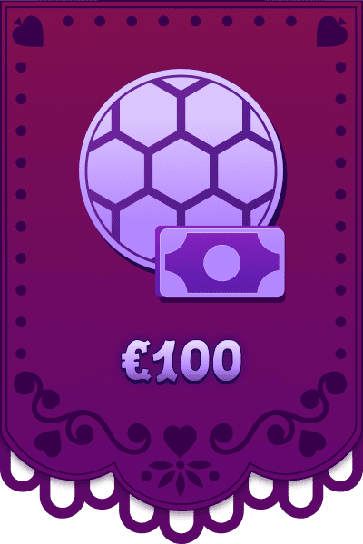 Postaw zakład sportowy 100 €